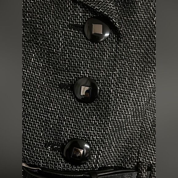 NWT TAHARI Black Blazer Jacket Skirt Suit Size 2P - Picture 4 of 13